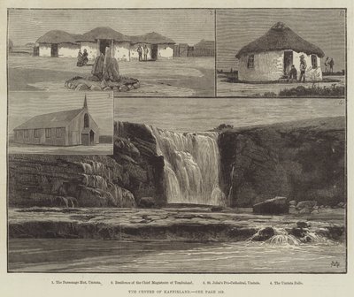 Het Centrum van Kaffirland door Charles Auguste Loye